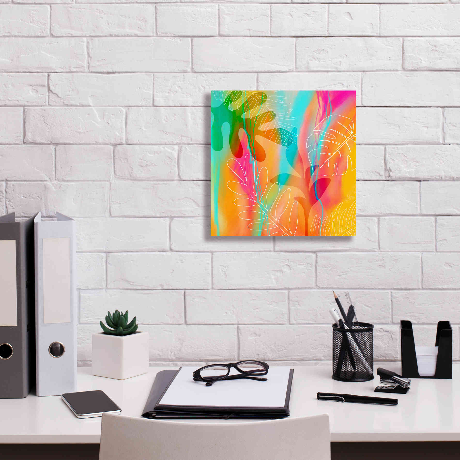 'Tropical Journey' by Andrea Haase, Giclee Canvas Wall Art,12 x 12