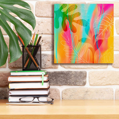 Image of 'Tropical Journey' by Andrea Haase, Giclee Canvas Wall Art,12 x 12