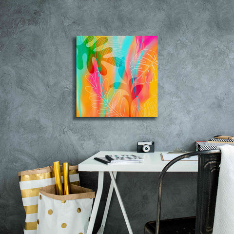 Image of 'Tropical Journey' by Andrea Haase, Giclee Canvas Wall Art,18 x 18