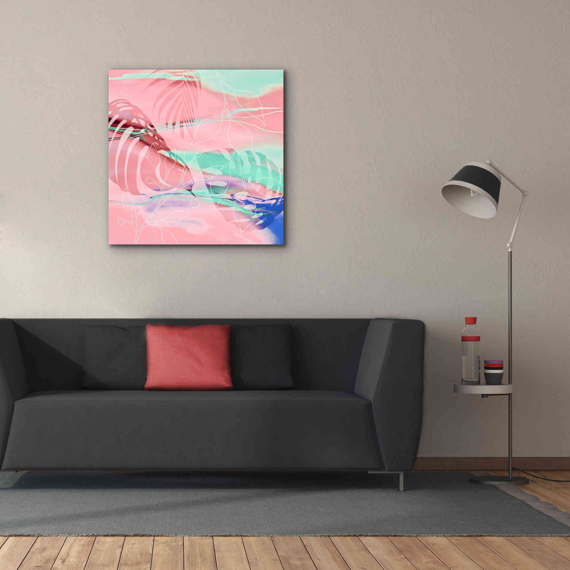 'Tropical Romance' by Andrea Haase, Giclee Canvas Wall Art,37 x 37