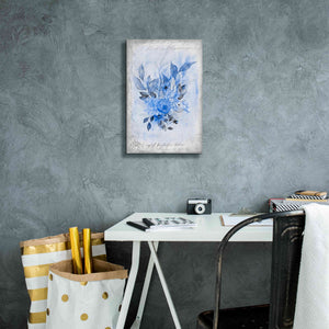 'Blue Flower Dream' by Andrea Haase, Giclee Canvas Wall Art,12 x 18