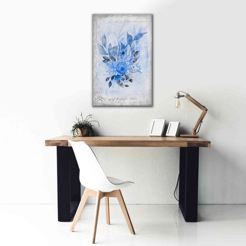 Image of 'Blue Flower Dream' by Andrea Haase, Giclee Canvas Wall Art,26 x 40