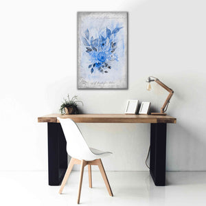 'Blue Flower Dream' by Andrea Haase, Giclee Canvas Wall Art,26 x 40