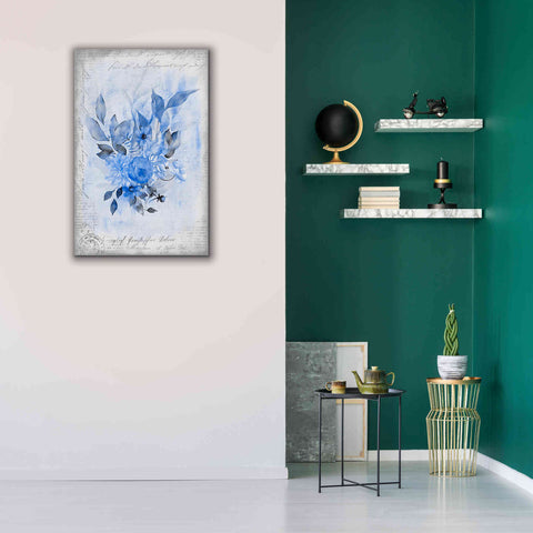 Image of 'Blue Flower Dream' by Andrea Haase, Giclee Canvas Wall Art,26 x 40