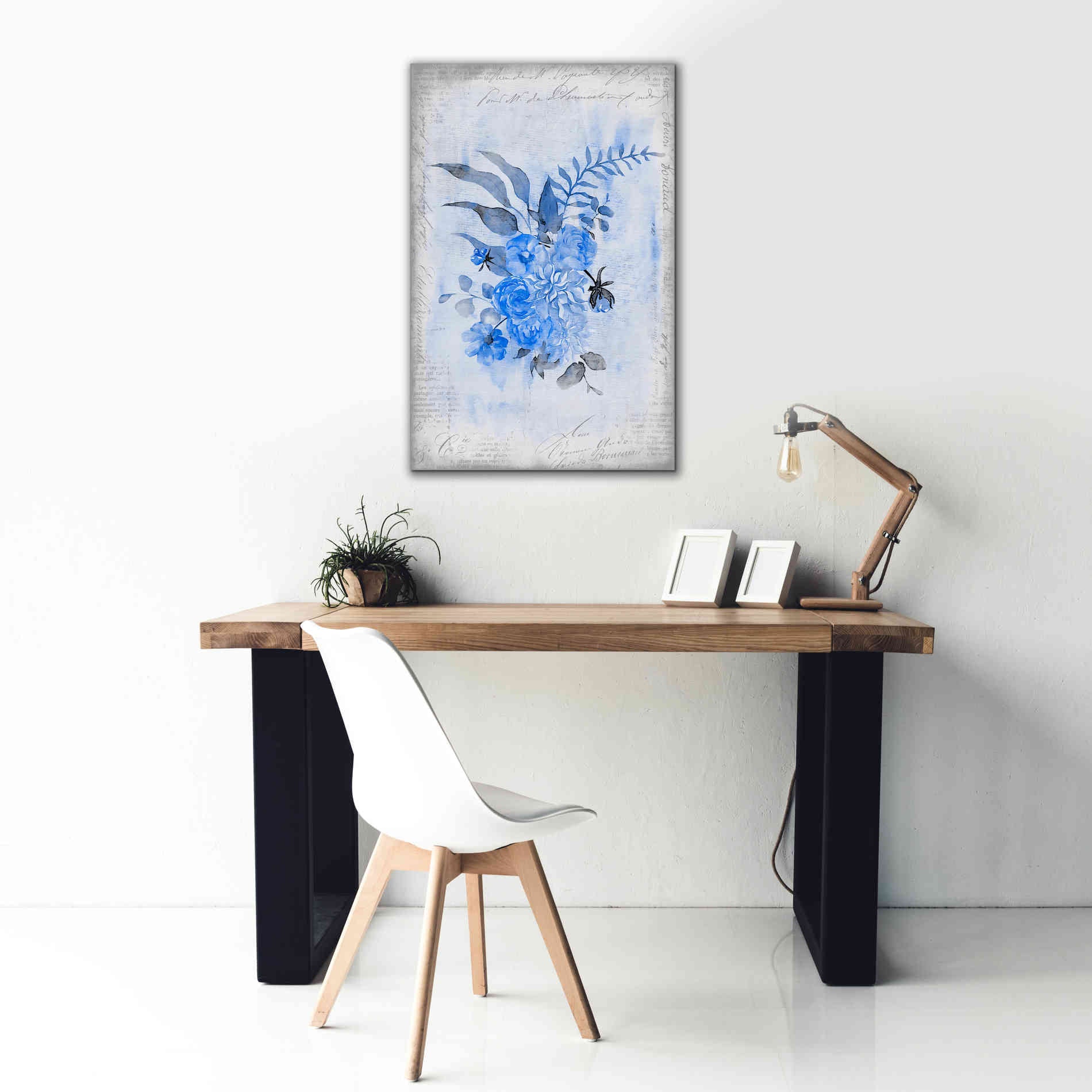 'Blue Spring' by Andrea Haase, Giclee Canvas Wall Art,26 x 40