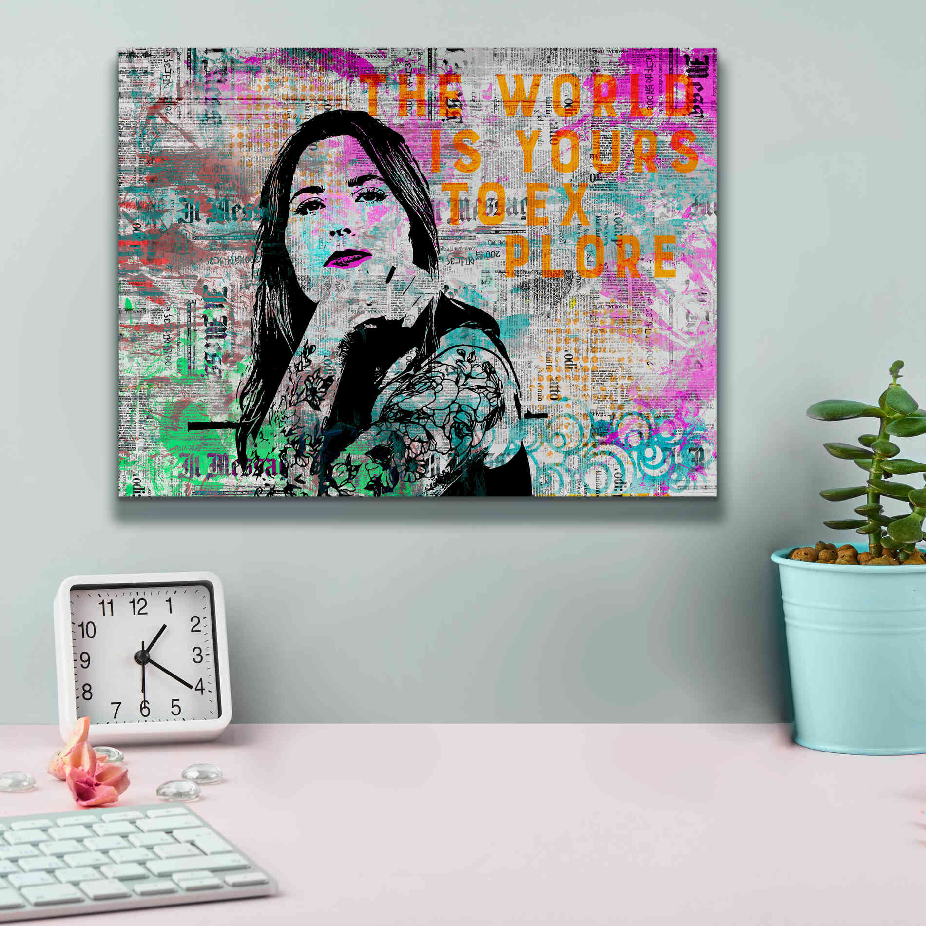 'Urban Living' by Andrea Haase, Giclee Canvas Wall Art,16 x 12