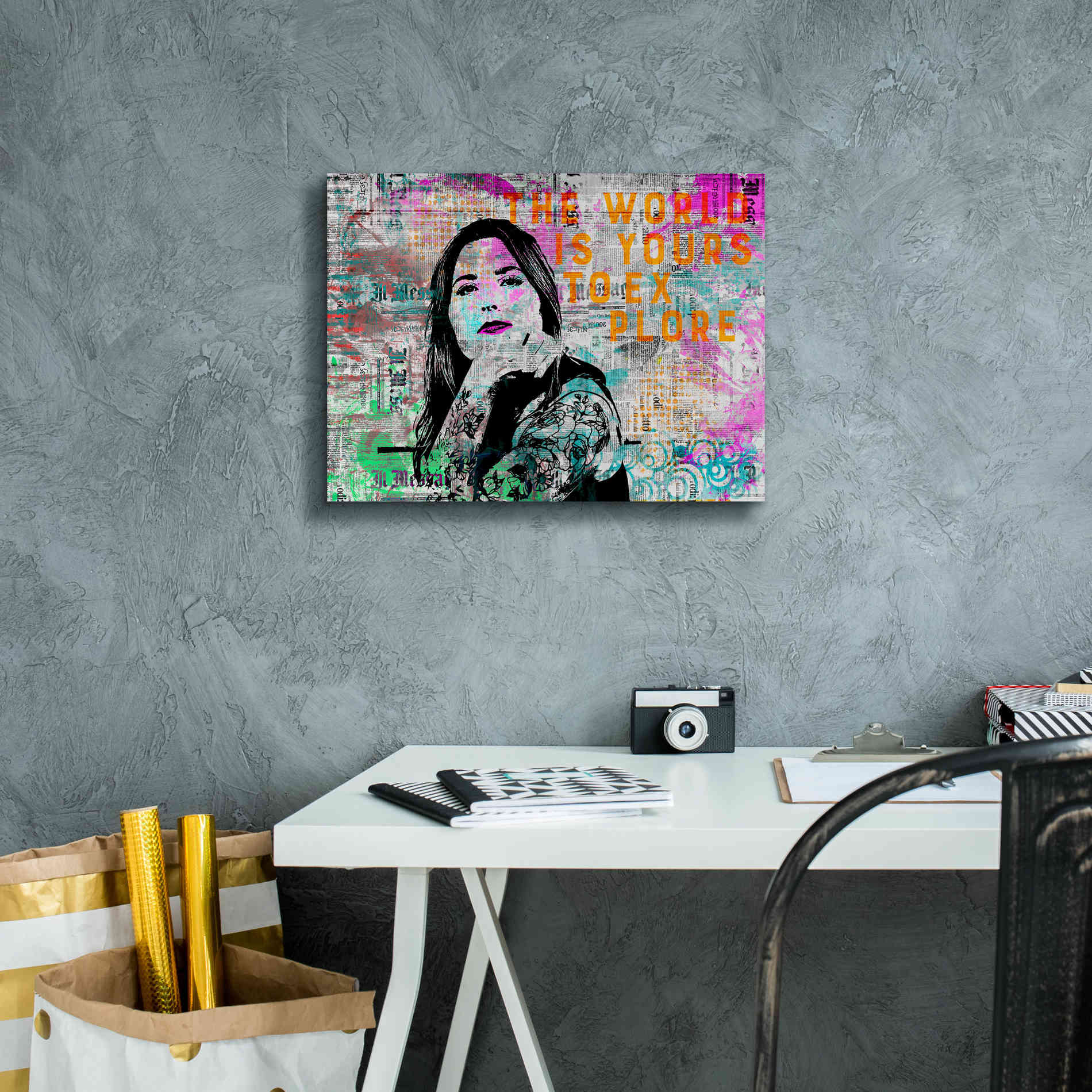 'Urban Living' by Andrea Haase, Giclee Canvas Wall Art,16 x 12