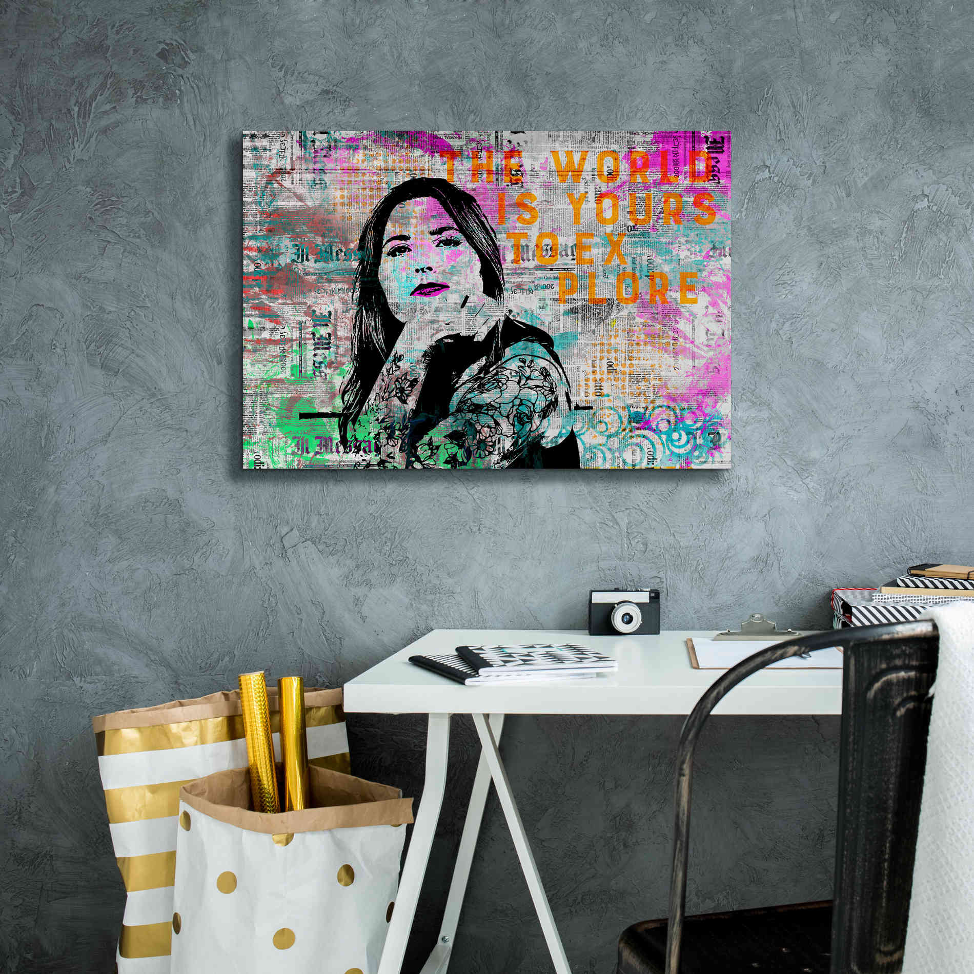 'Urban Living' by Andrea Haase, Giclee Canvas Wall Art,26 x 18