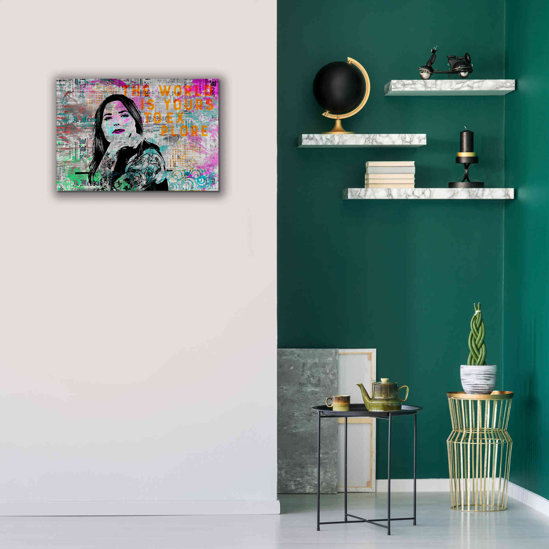 'Urban Living' by Andrea Haase, Giclee Canvas Wall Art,26 x 18
