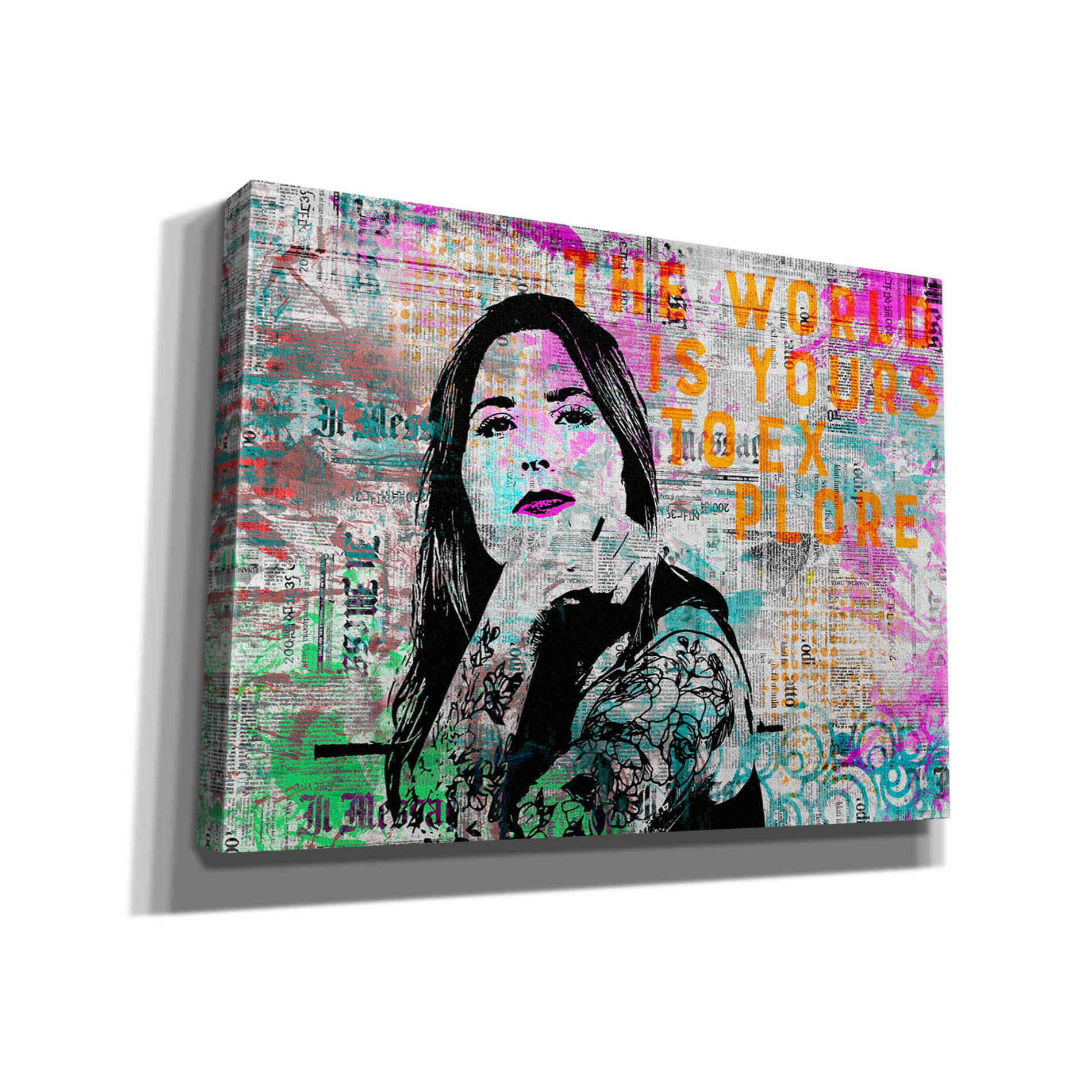 'Urban Living' by Andrea Haase, Giclee Canvas Wall Art