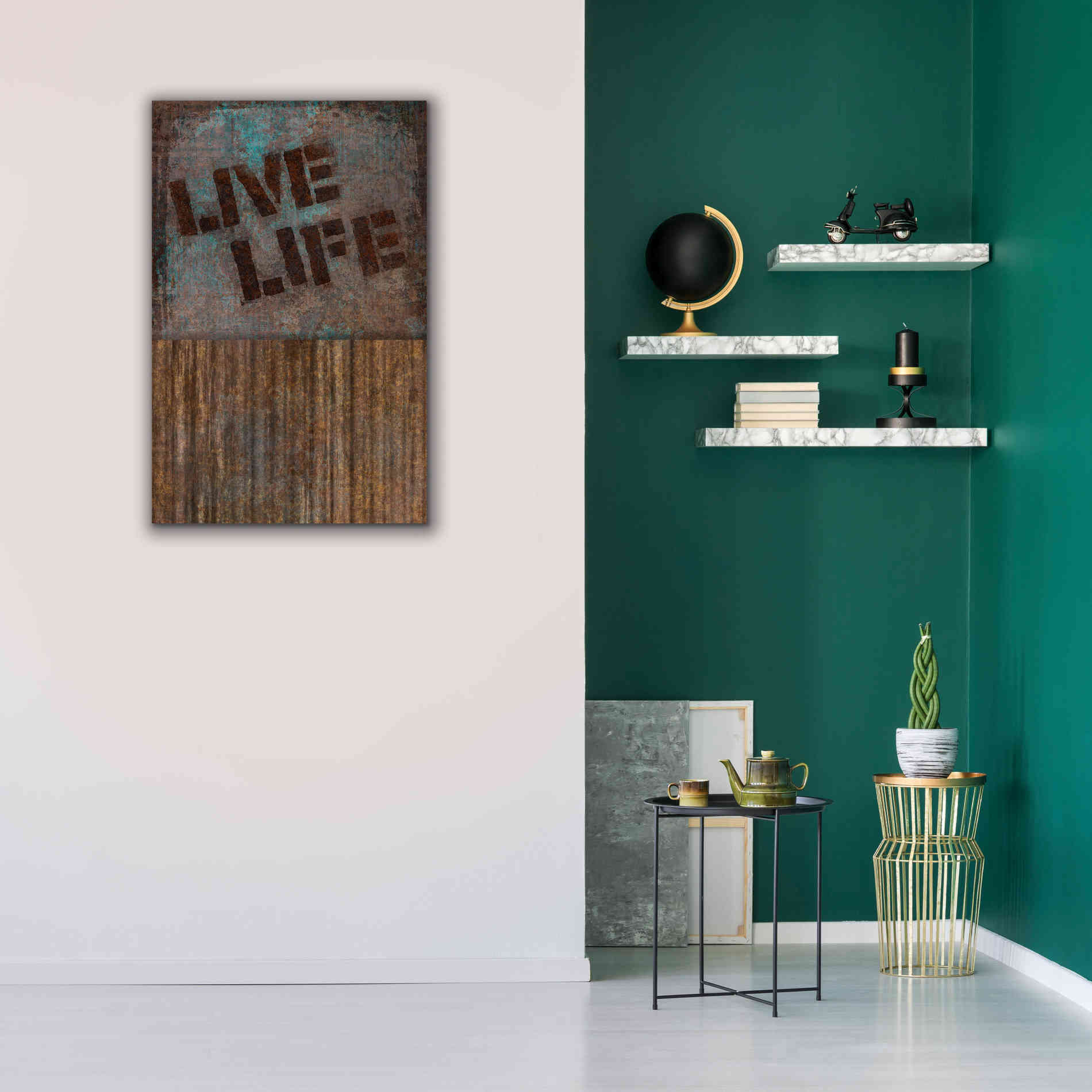 'Live Life' by Andrea Haase, Giclee Canvas Wall Art,26 x 40
