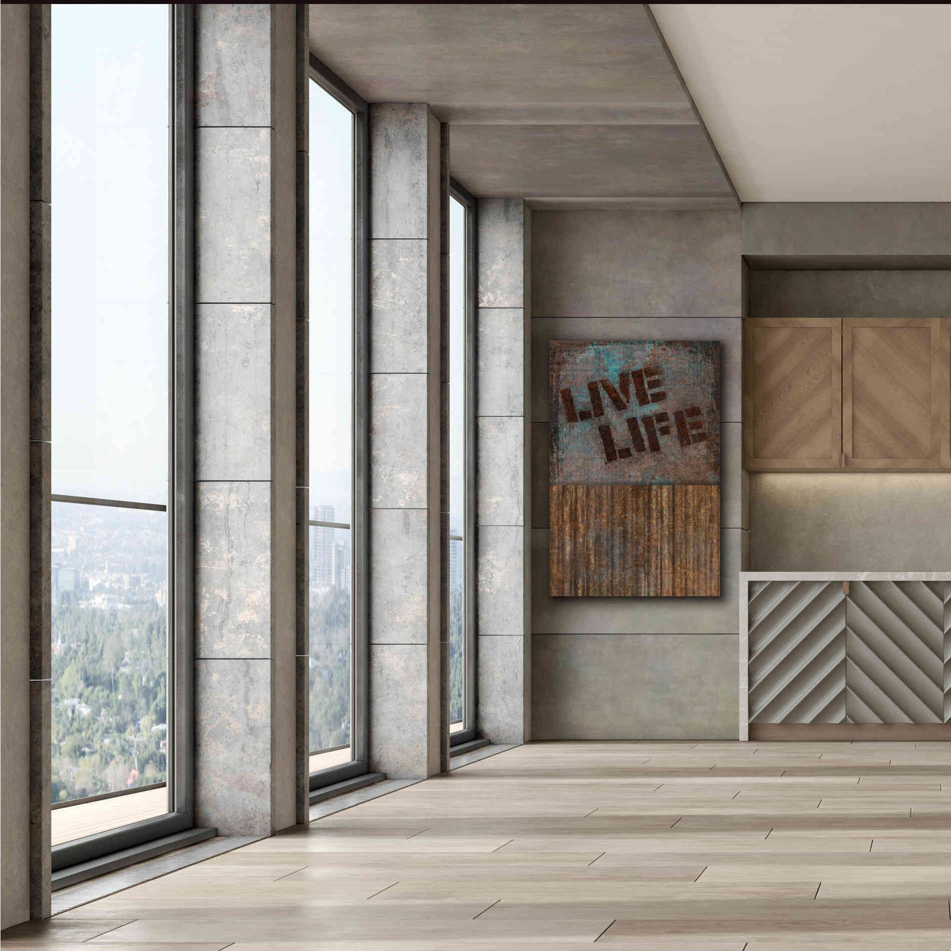 'Live Life' by Andrea Haase, Giclee Canvas Wall Art,40 x 60