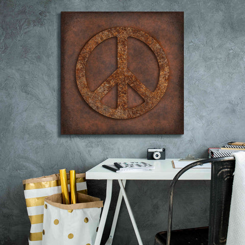 Image of 'Rusted Peace ' by Andrea Haase, Giclee Canvas Wall Art,26 x 26