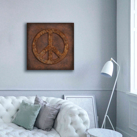 Image of 'Rusted Peace ' by Andrea Haase, Giclee Canvas Wall Art,37 x 37