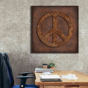 'Rusted Peace ' by Andrea Haase, Giclee Canvas Wall Art,37 x 37