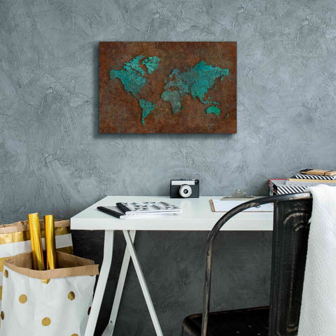 Image of 'Rusted World' by Andrea Haase, Giclee Canvas Wall Art,18 x 12