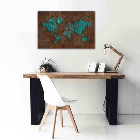 Image of 'Rusted World' by Andrea Haase, Giclee Canvas Wall Art,40 x 26