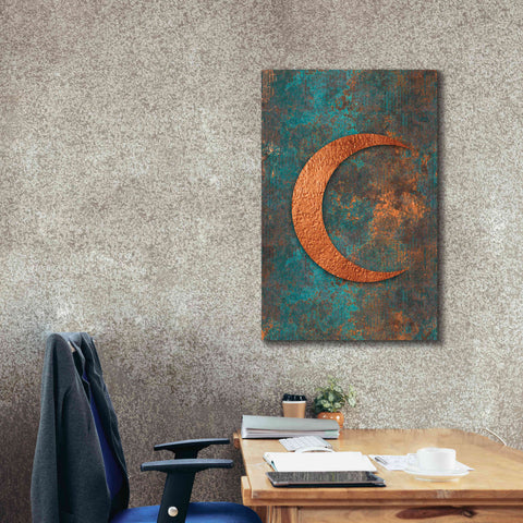 Image of 'Moon Symbiosis Of Rust And Copper' by Andrea Haase, Giclee Canvas Wall Art,26 x 40
