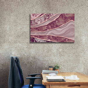'Rose Quartz Marble And Stone' by Andrea Haase, Giclee Canvas Wall Art,40 x 26