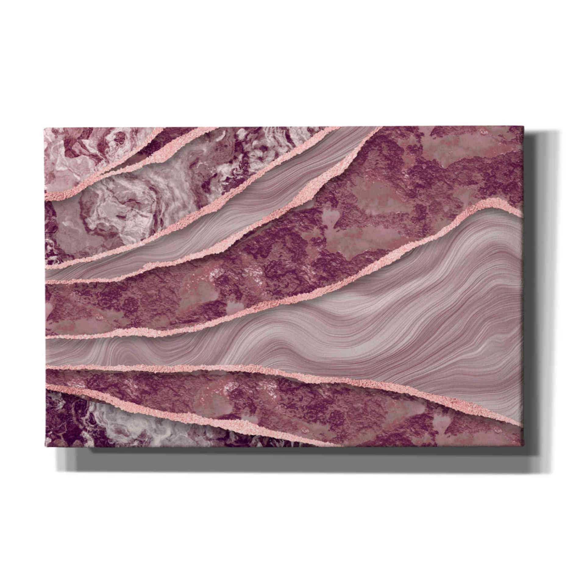 'Rose Quartz Marble And Stone' by Andrea Haase, Giclee Canvas Wall Art