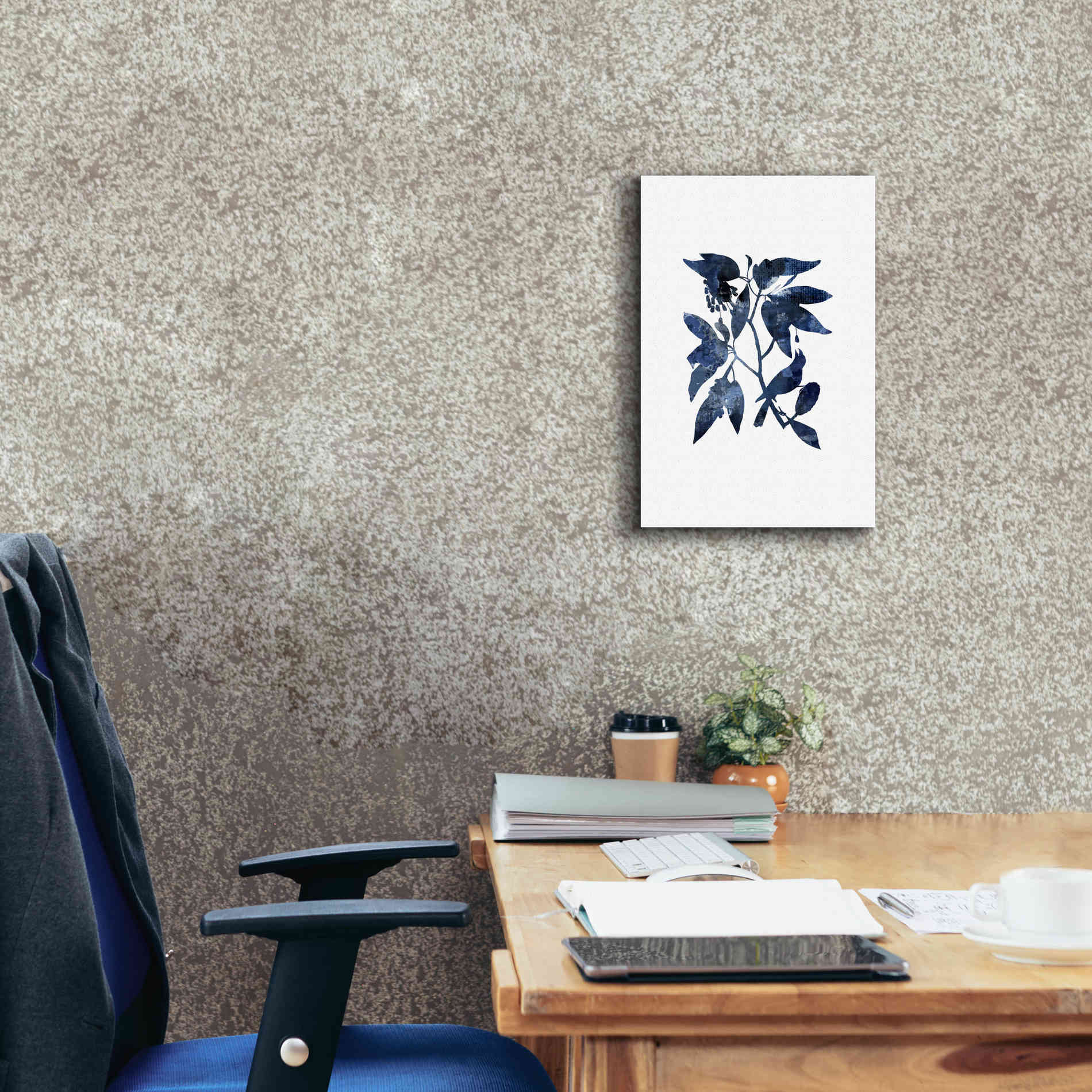 'Blue Night Bird' by Andrea Haase, Giclee Canvas Wall Art,12 x 18