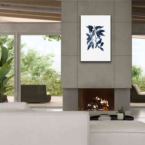 Image of 'Blue Night Bird' by Andrea Haase, Giclee Canvas Wall Art,26 x 40