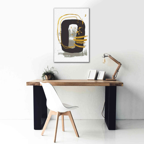 Image of 'Gold Meets Neutrals V' by Andrea Haase, Giclee Canvas Wall Art,26 x 40
