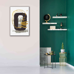 'Gold Meets Neutrals V' by Andrea Haase, Giclee Canvas Wall Art,26 x 40