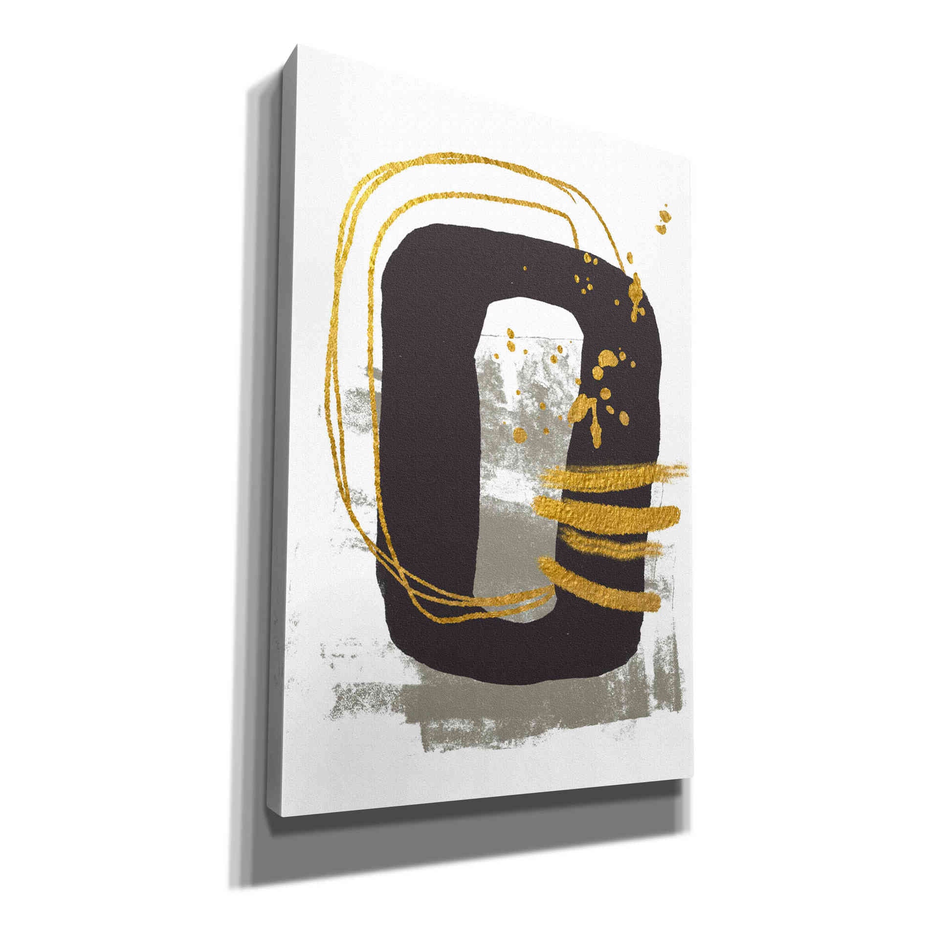 'Gold Meets Neutrals V' by Andrea Haase, Giclee Canvas Wall Art