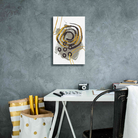 Image of 'Gold Meets Neutrals VI' by Andrea Haase, Giclee Canvas Wall Art,12 x 18