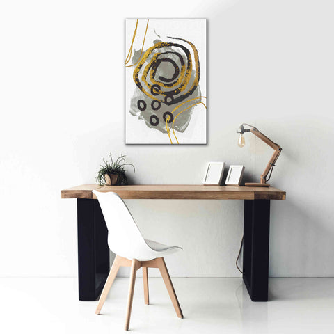 Image of 'Gold Meets Neutrals VI' by Andrea Haase, Giclee Canvas Wall Art,26 x 40