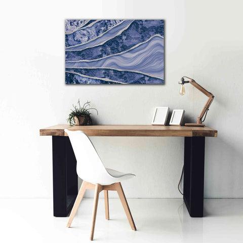 Image of 'Blue Marble And Stone' by Andrea Haase Giclee Canvas Wall Art,40 x 26