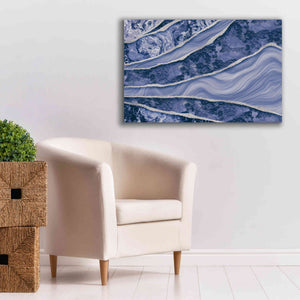 'Blue Marble And Stone' by Andrea Haase Giclee Canvas Wall Art,40 x 26