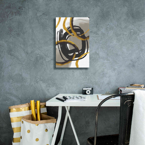 Image of 'Gold Meets Neutrals IV' by Andrea Haase Giclee Canvas Wall Art,12 x 18