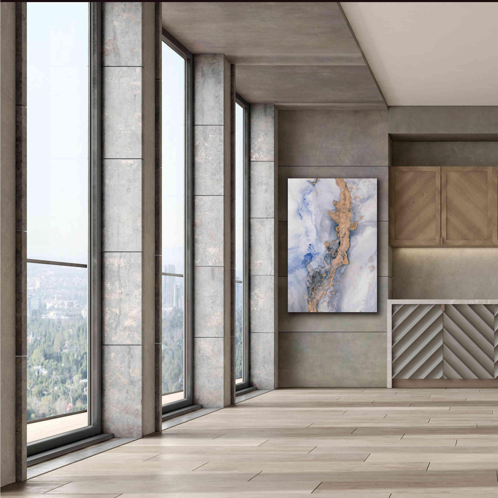 'Alcohol Ink Fantasy' by Andrea Haase Giclee Canvas Wall Art,40 x 60