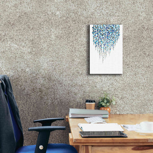 'Fancy Dots Blue' by Andrea Haase Giclee Canvas Wall Art,12 x 18