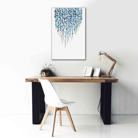 Image of 'Fancy Dots Blue' by Andrea Haase Giclee Canvas Wall Art,26 x 40