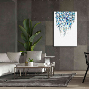 'Fancy Dots Blue' by Andrea Haase Giclee Canvas Wall Art,40 x 60