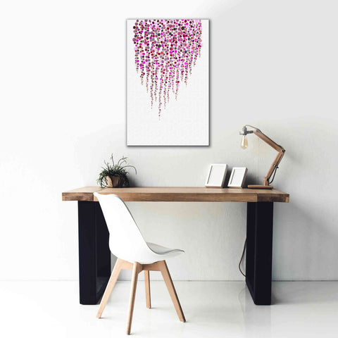 Image of 'Fancy Dots Pink' by Andrea Haase Giclee Canvas Wall Art,26 x 40