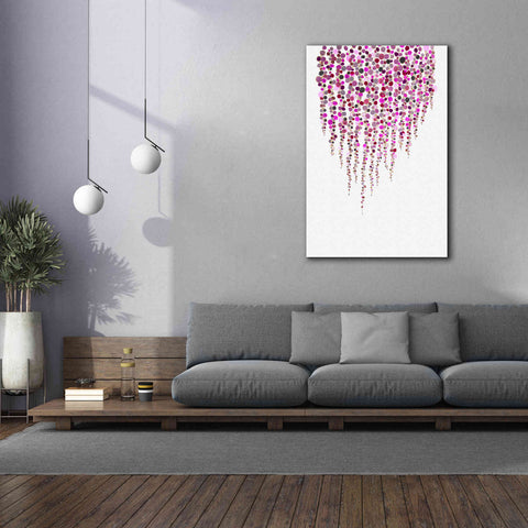 Image of 'Fancy Dots Pink' by Andrea Haase Giclee Canvas Wall Art,40 x 60