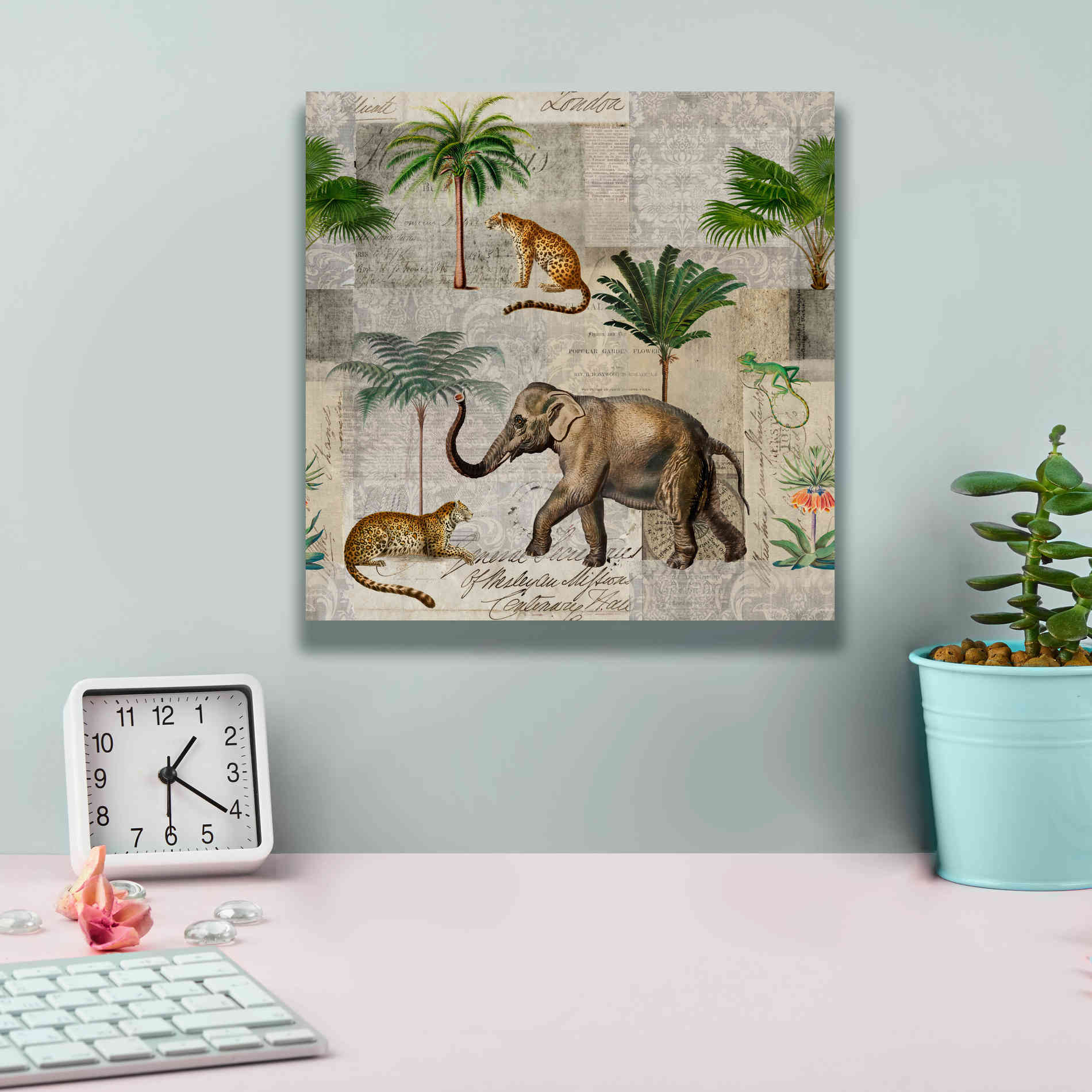 'The Magic Of Africa' by Andrea Haase Giclee Canvas Wall Art,12 x 12