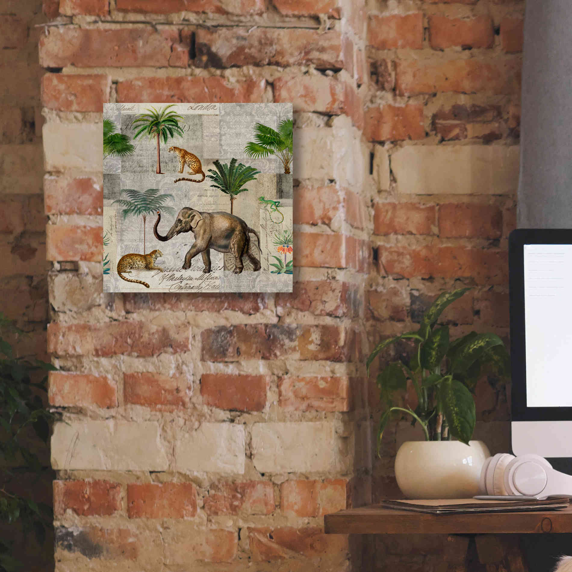 'The Magic Of Africa' by Andrea Haase Giclee Canvas Wall Art,12 x 12