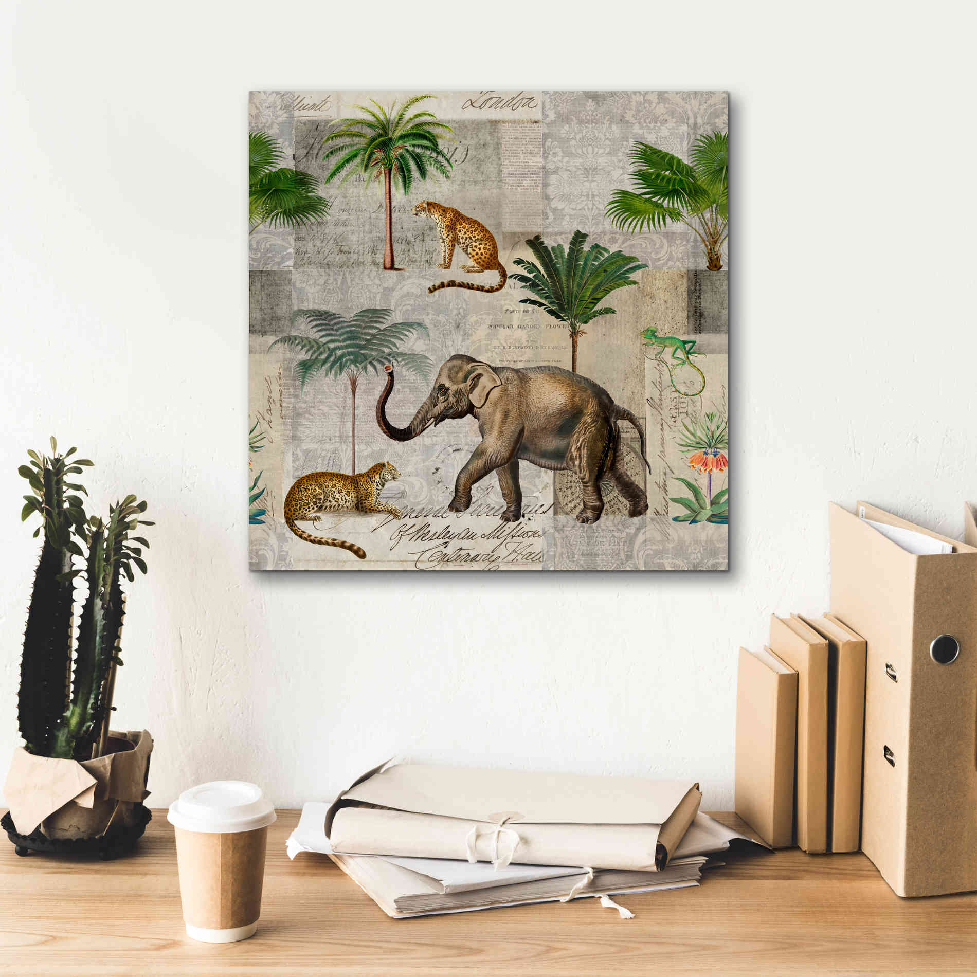 'The Magic Of Africa' by Andrea Haase Giclee Canvas Wall Art,18 x 18
