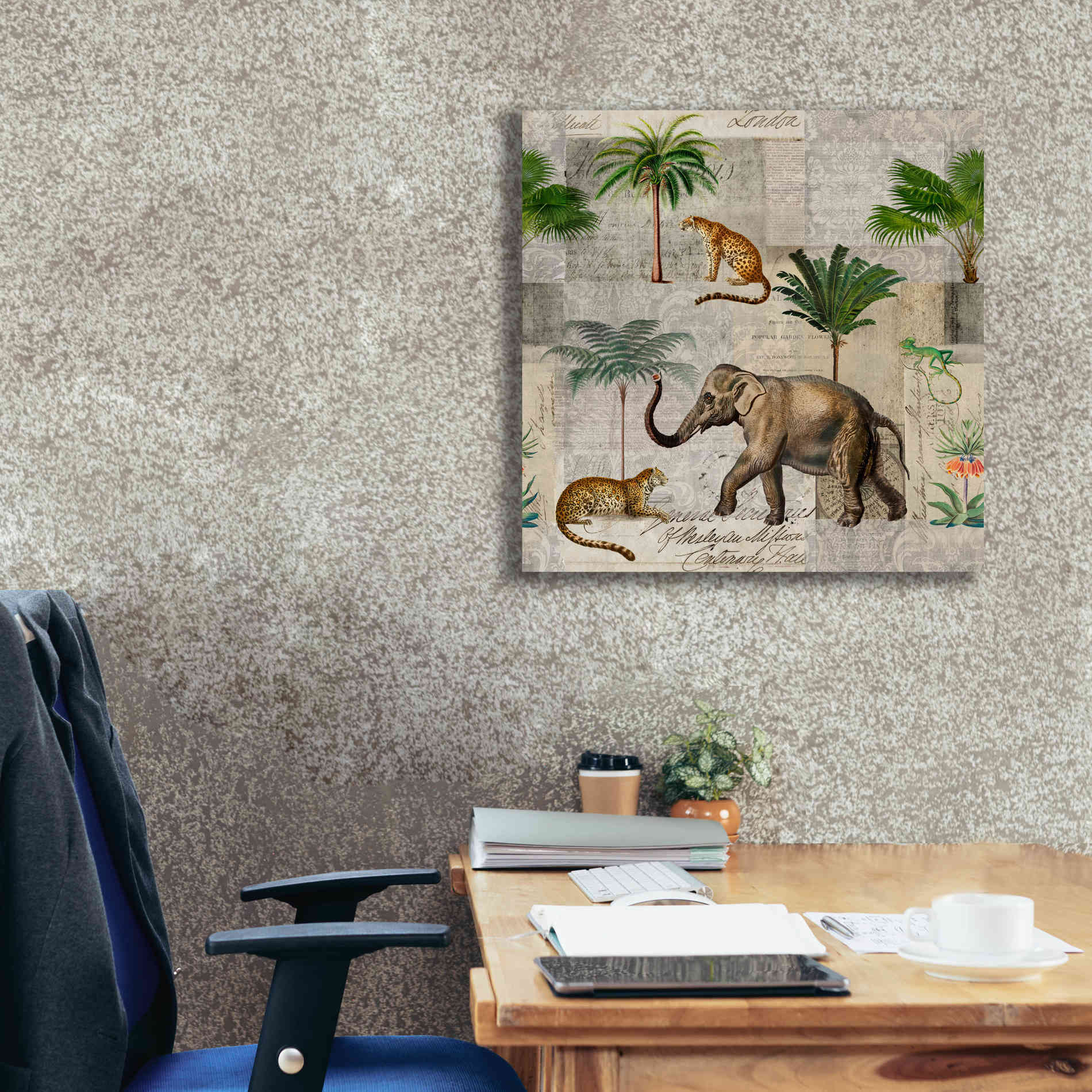 'The Magic Of Africa' by Andrea Haase Giclee Canvas Wall Art,26 x 26