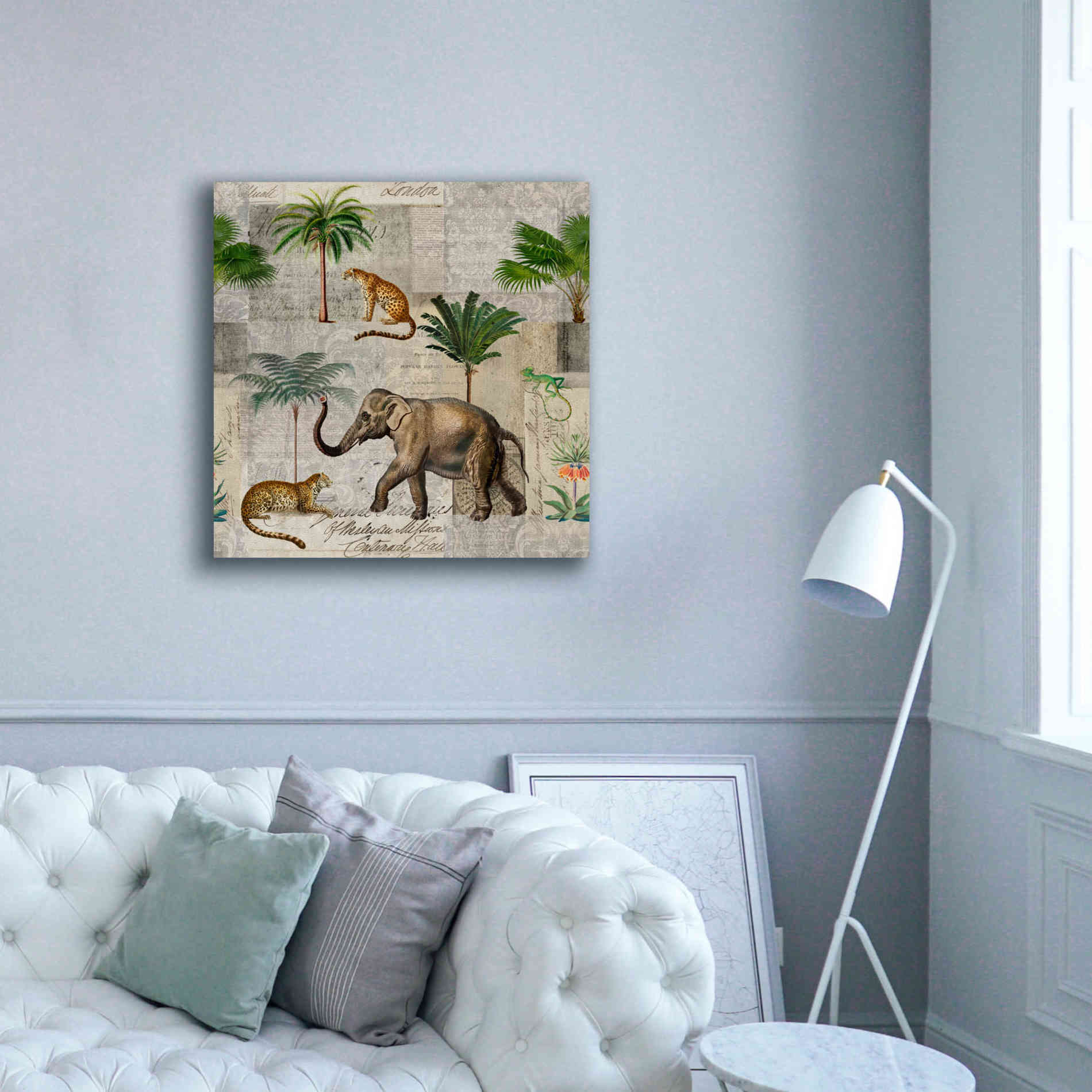 'The Magic Of Africa' by Andrea Haase Giclee Canvas Wall Art,37 x 37