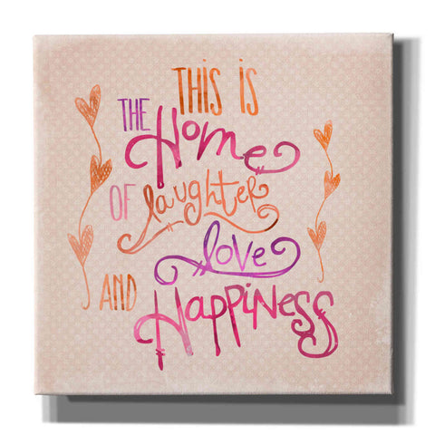 Image of 'Home Of Happiness' by Andrea Haase Giclee Canvas Wall Art