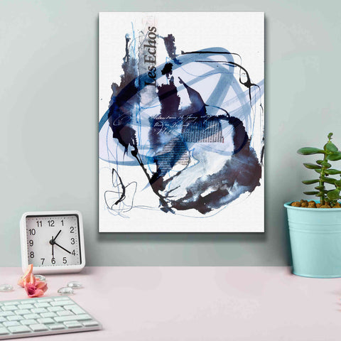 Image of 'Story Of Passion Blue' by Andrea Haase Giclee Canvas Wall Art,12 x 16