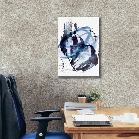 Image of 'Story Of Passion Blue' by Andrea Haase Giclee Canvas Wall Art,18 x 26