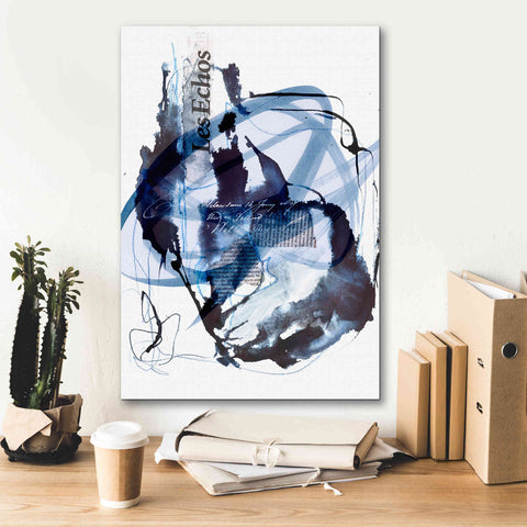 Image of 'Story Of Passion Blue' by Andrea Haase Giclee Canvas Wall Art,18 x 26