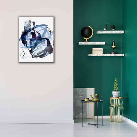 Image of 'Story Of Passion Blue' by Andrea Haase Giclee Canvas Wall Art,26 x 34